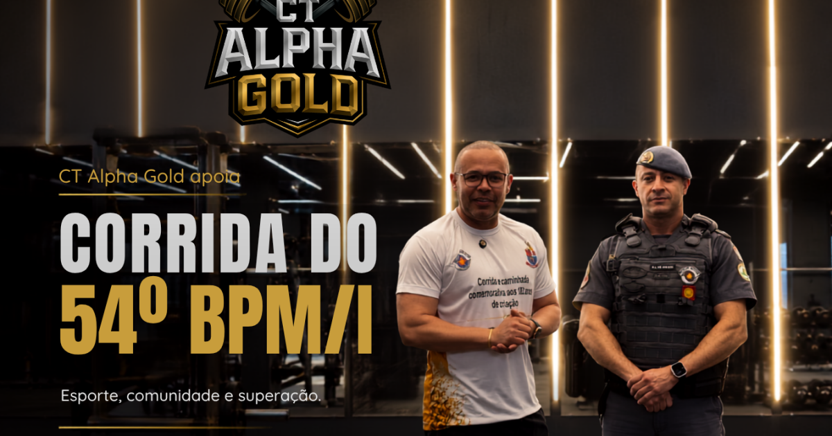 Corrida do 54º BPM/I com apoio do CT Alpha Gold